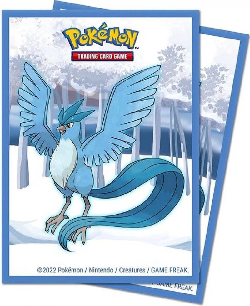 Ultrapro ultra pro - Pokemon TCG - Confezione da 65 buste protettive di dimensioni standard - Articuno (63 x 89 mm)