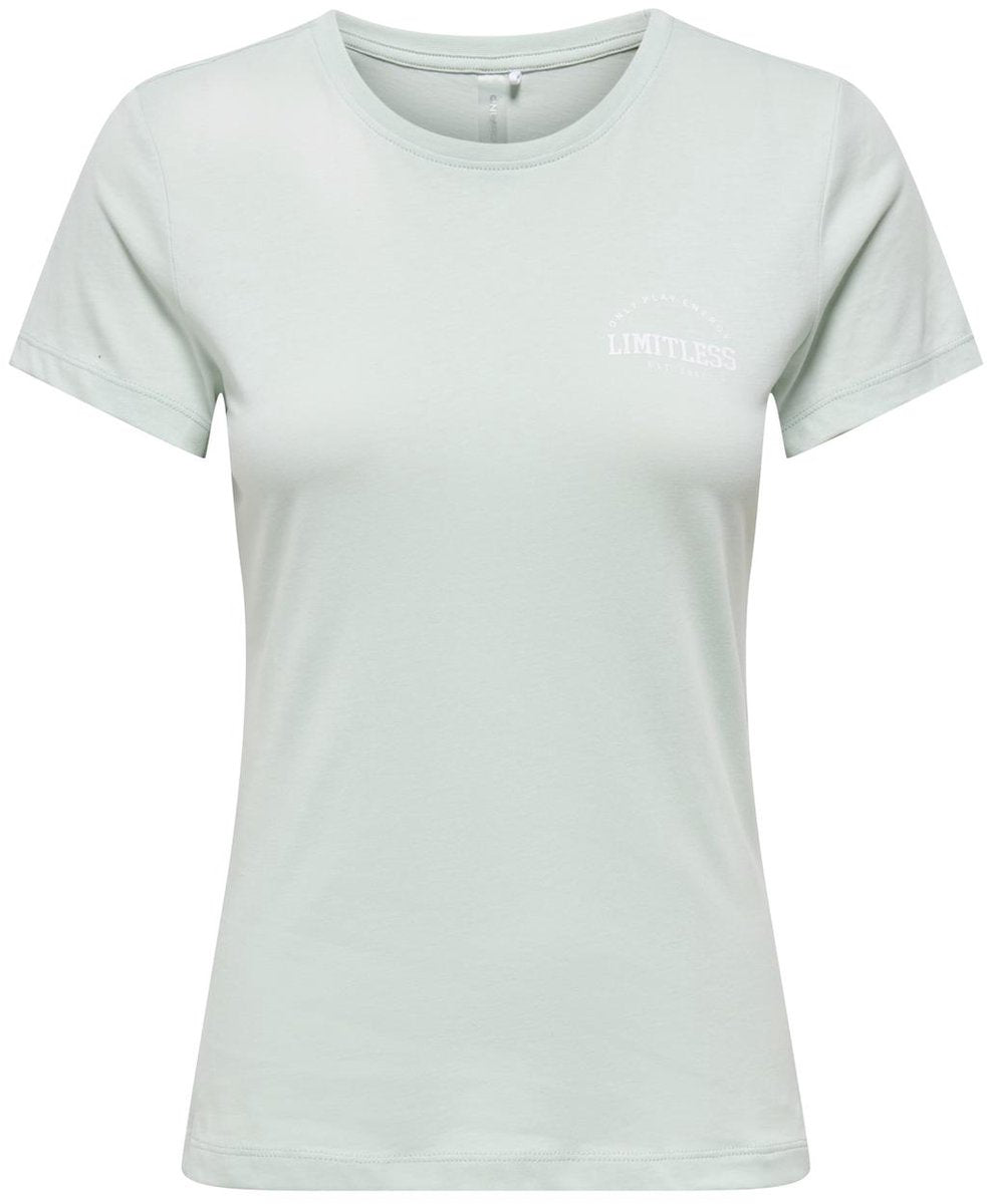 Only play cava life ladies fitness t-shirt 15370927-surf - color green - size l