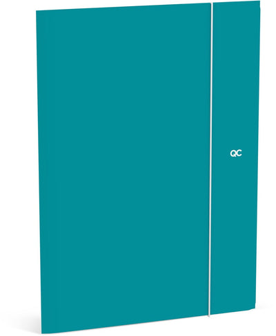 Qc color elasto folder - blue-green
