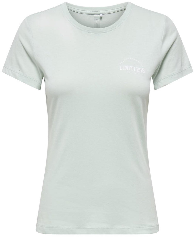 Only play cava life dames fitness t-shirt 15370927-surf - kleur groen - maat xs