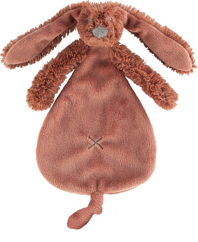 Happy horse rabbit richie cuddle cloth - rust brown - baby gift