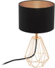 Eglo carlton 2 tafellamp - e14 - 30,5 cm - koper zwart