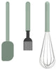 Mepal bakset 3-delig (spatel groot + kwast + garde groot) chef it - set voor bakkers - hittebestendig - vaatwasmachinebestendig - keukengerei - nordic sage