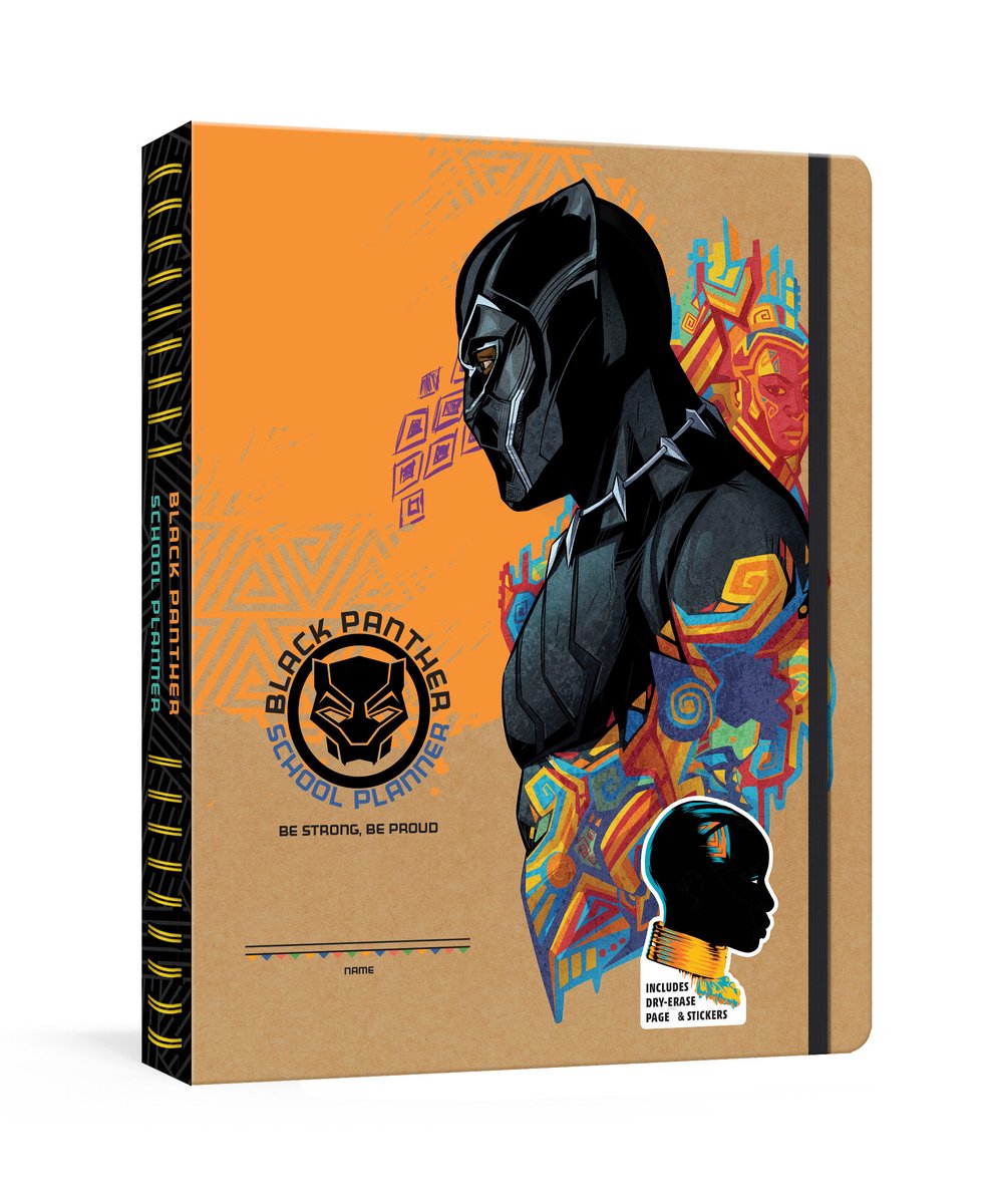 Agenda escolar Marvel Pantera Negra