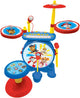 Lexibook my rock band Paw Patrol batería electrónica luminosa completa con taburete