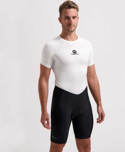 Pantaloni da ciclismo corti Rogelli econ - uomo - neri - taglia xxl
