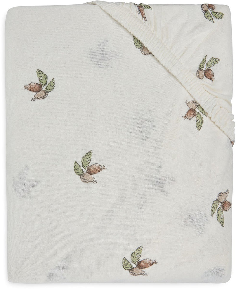 Jollein - sábana bajera jersey 40 50x80 90cm - cuna, cama, cuna - rosa mosqueta