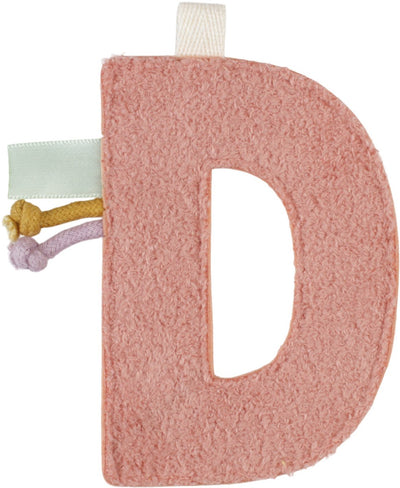 Piccolo elemento ghirlanda olandese - lettera d - rosa