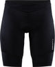Craft core essence shorts w dames fietsbroek - zwart - zilver