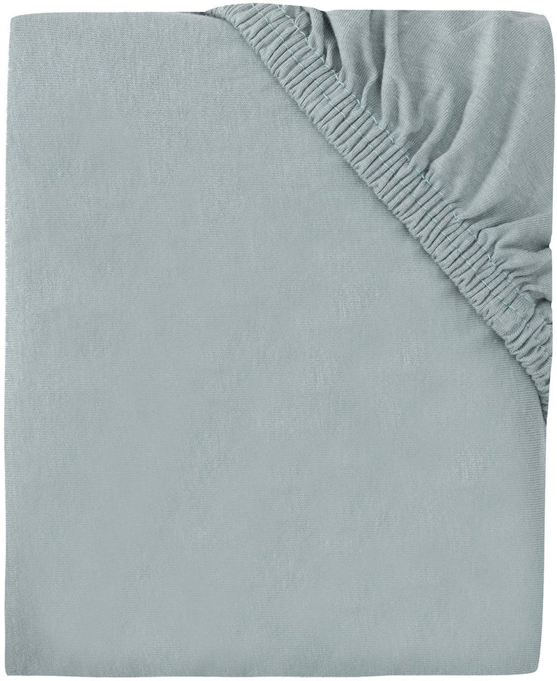Lenzuolo con angoli Jollein - jersey - 40 50 x 80 90 cm - verde mare