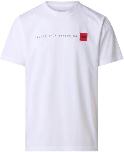 Maglietta da esterno da uomo The North Face mnse reg ss tee-graphic - tnf bianca