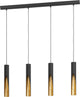 Lampada a sospensione Eglo barbotto - gu10 - 92,5 cm - oro nero - acciaio