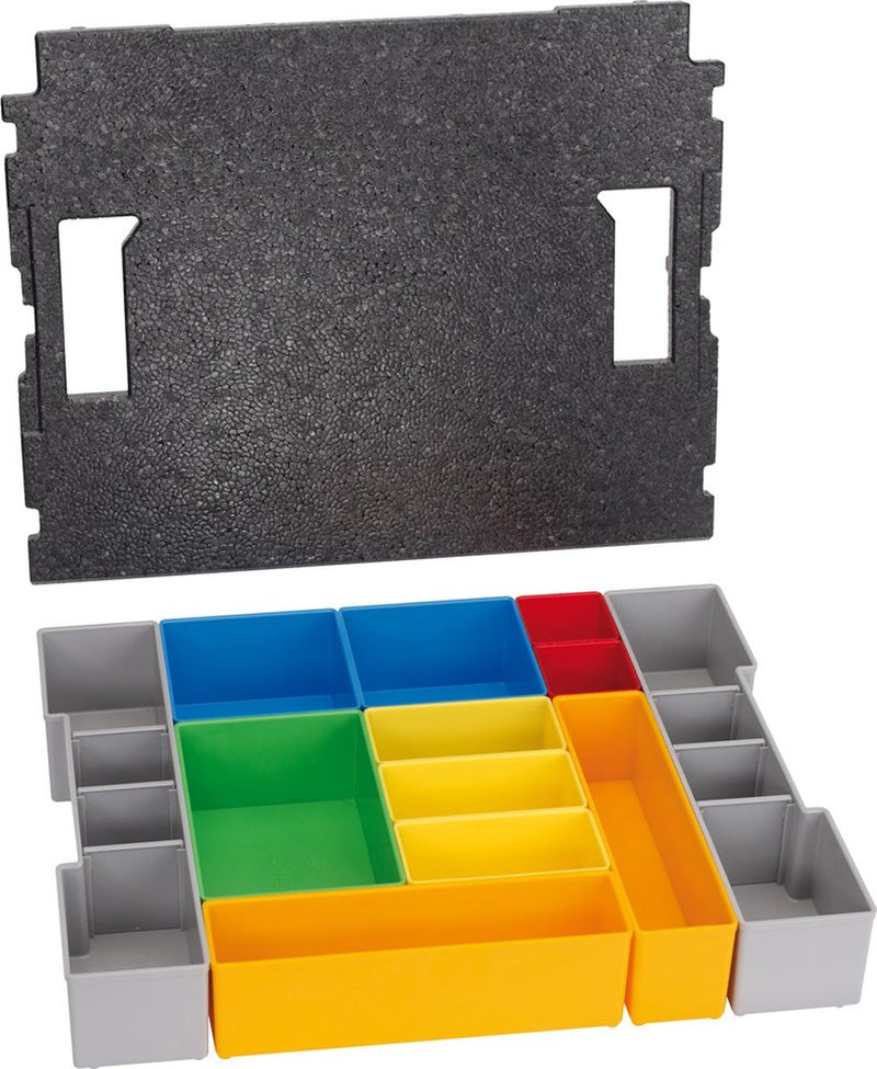 Cajas insertables profesionales Bosch para l-boxx 102 de 12 piezas - 1600a016n9