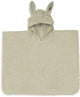 Poncho da bagno Jollein in morbida spugna matcha