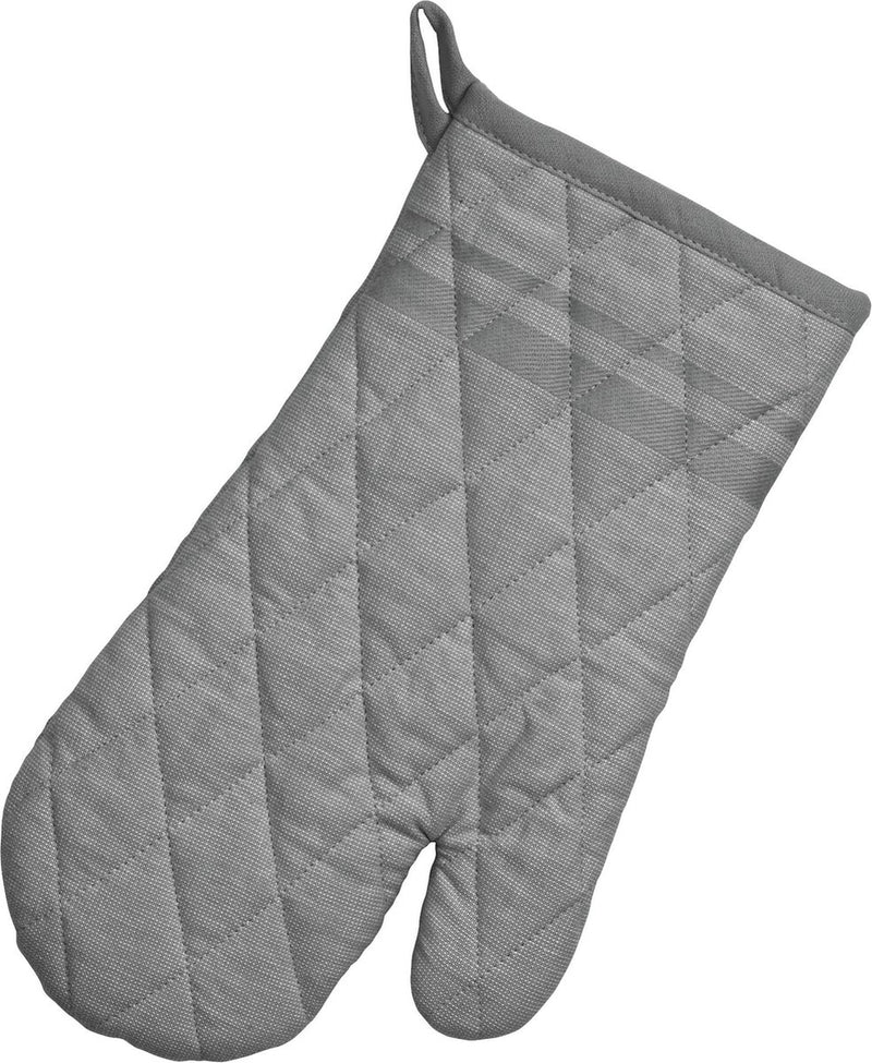 Kela manopla para horno, juego de 4, algodón, gris oscuro con raya, 31 x 18 cm - | tia