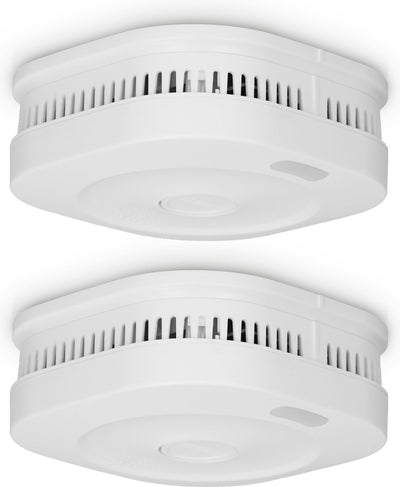 Rilevatore di fumo intelligente WiFi Alecto smartsmoke11 - batteria 10 anni - soddisfa la norma europea EN14604 - 2 pezzi