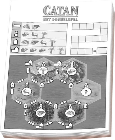 999 games 999 Games Scoreblokken Catan: Het Dice Game, 3st.