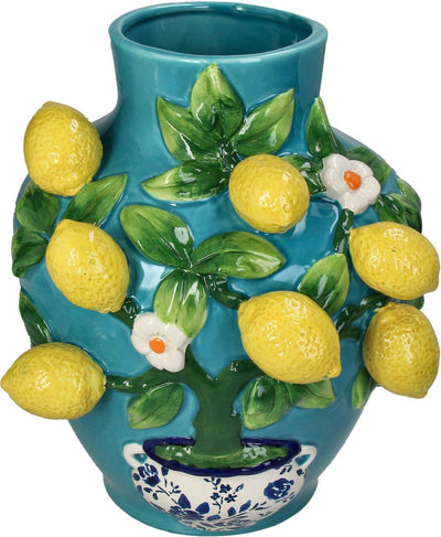 Vaso collezione Hd limone terracotta 26x26x30cm