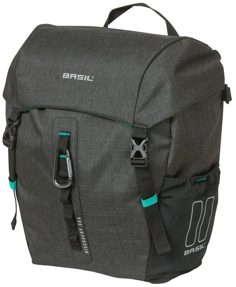 Basil Discovery 365D enkele fietstas M - Lichtgewicht, compact, waterdicht - Zwart