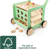 Small foot - houten baby walker loopwagen activiteitencentrum