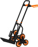 Neo serie - opvouwbare traptransportwagen - 150kg capaciteit - telescoopgreep - zes wielen
