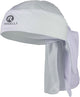 Rogelli bandana wielrennen heren en dames - hoofddoek fietsmuts unisex - wit - maat one size
