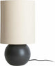 Lámpara de mesa Leitmotiv alma ball - negro - ø16cm - escandinavo