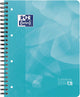 Oxford projectboek - a4+ - 4-gaats - lijn - 120vel - aqua