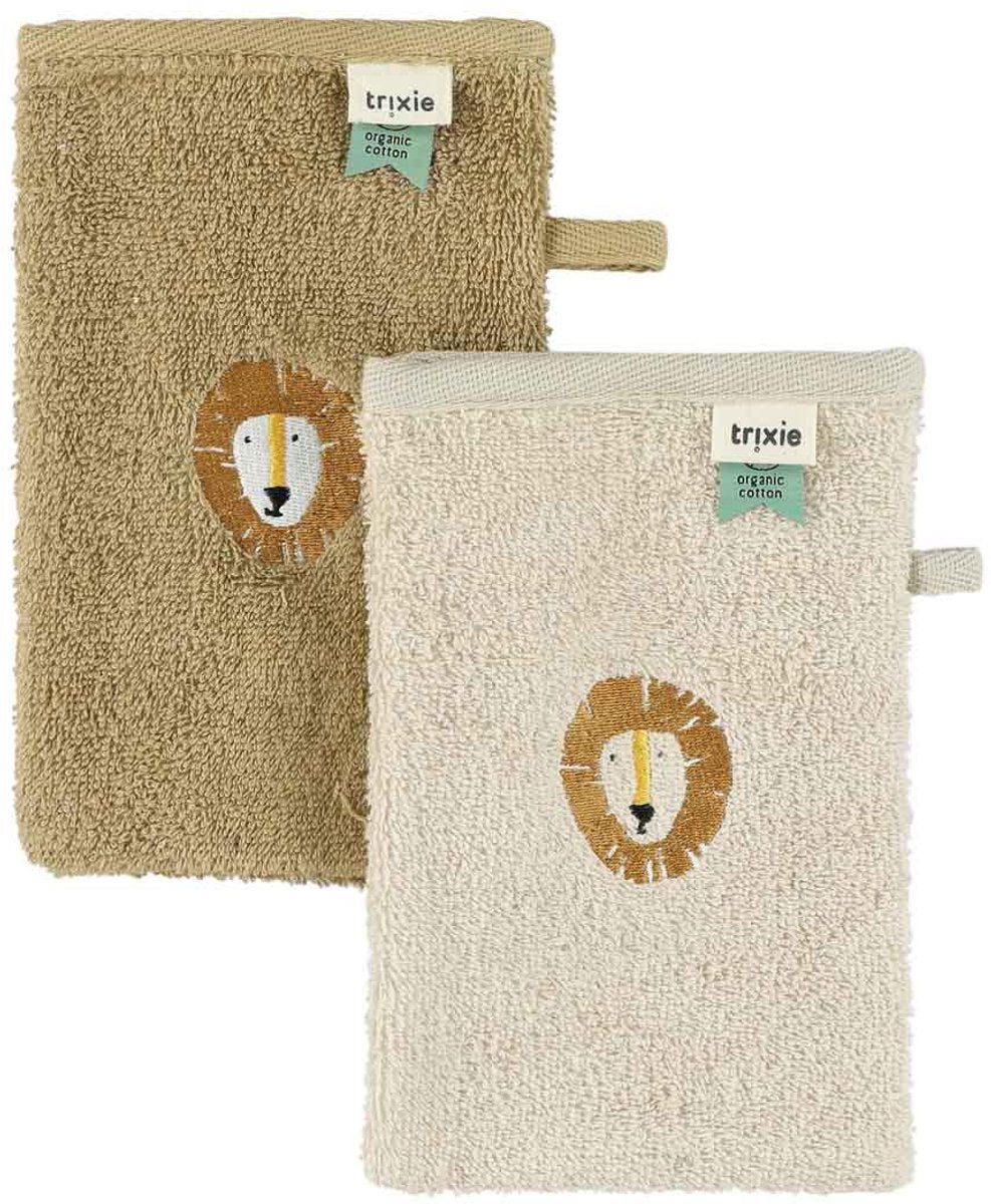 Trixie toallitas aura lion - 2 piezas - algodón orgánico - aptas para bebés