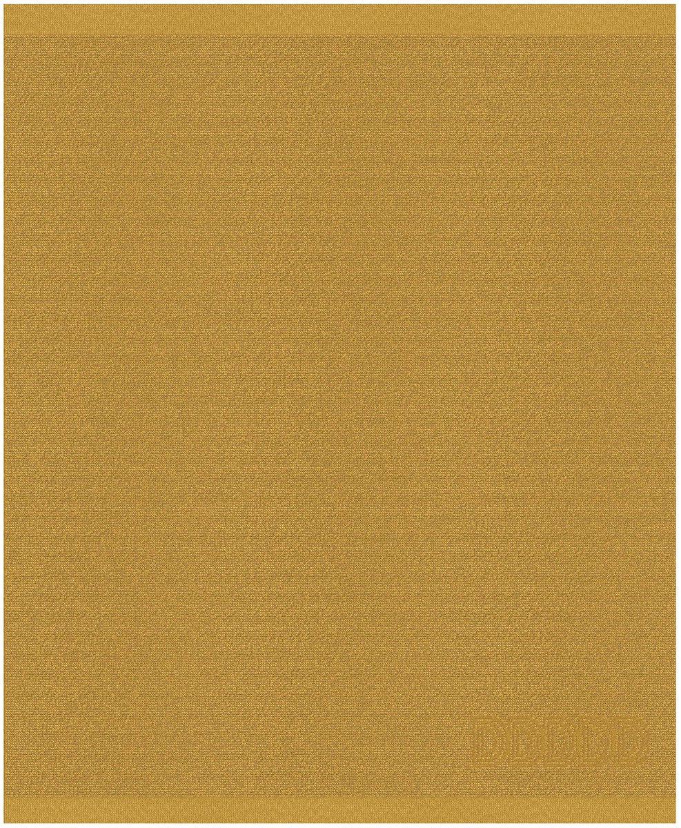 Ddddd - 6x paños de cocina - logo - 50x55 cm - amarillo ocre - juego de 6 piezas