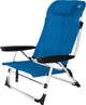 Eurotrail marbella - silla de playa con posición reclinada - azul real