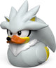 Tubbz numskull - pato de goma - sonic the hedgehog - silver the hedgehog (primera edición) - 9cm