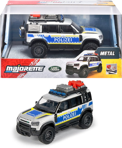 Majorette land rover defender 90 policía 0 6
