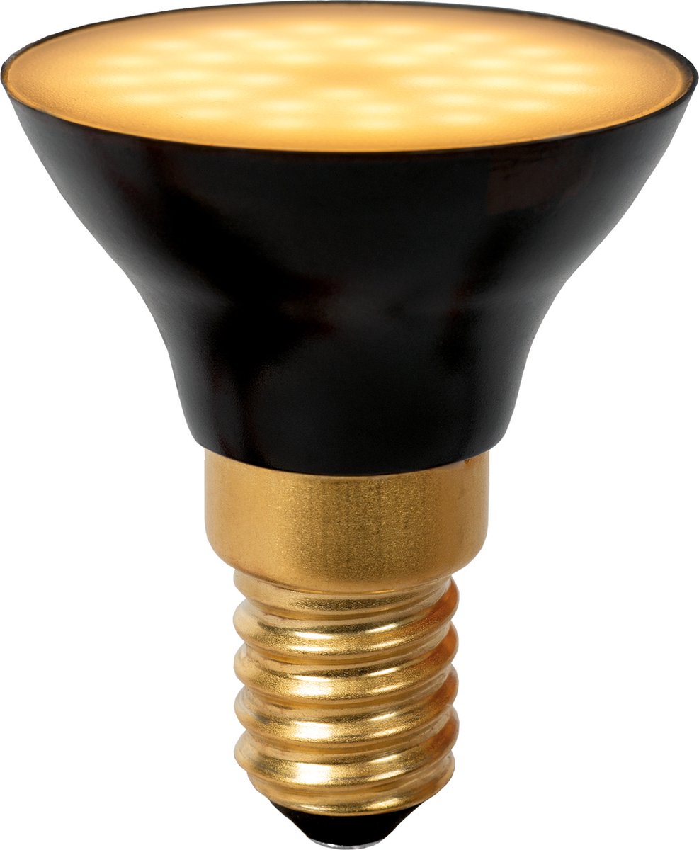 Lucide g45 - lampada led - ø 4.3 cm - led 3 stepdim - e14 - 1x5w 2700k - nero
