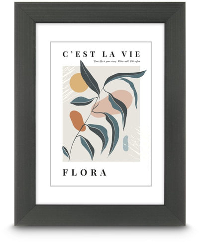 Cornice per foto Hama - flora - 20 x 30 cm - grigio contrasto