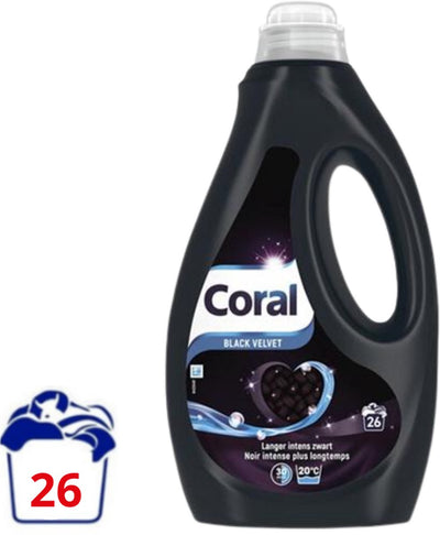 Detergente líquido Coral terciopelo negro - 1,17 l (26 dosis)