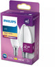Philips led lamp - kaarslamp met e14 fitting - warmwit licht: 2700k - 40w - mat glas - 2-pack