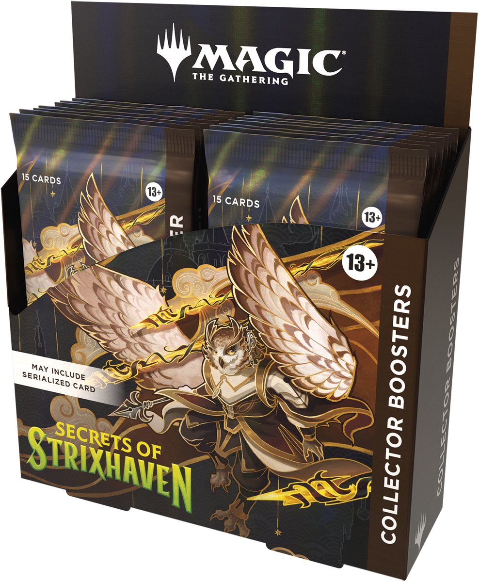 Magic the Collecting Magic: i segreti della raccolta di Strixhaven - scatola di buste da collezione