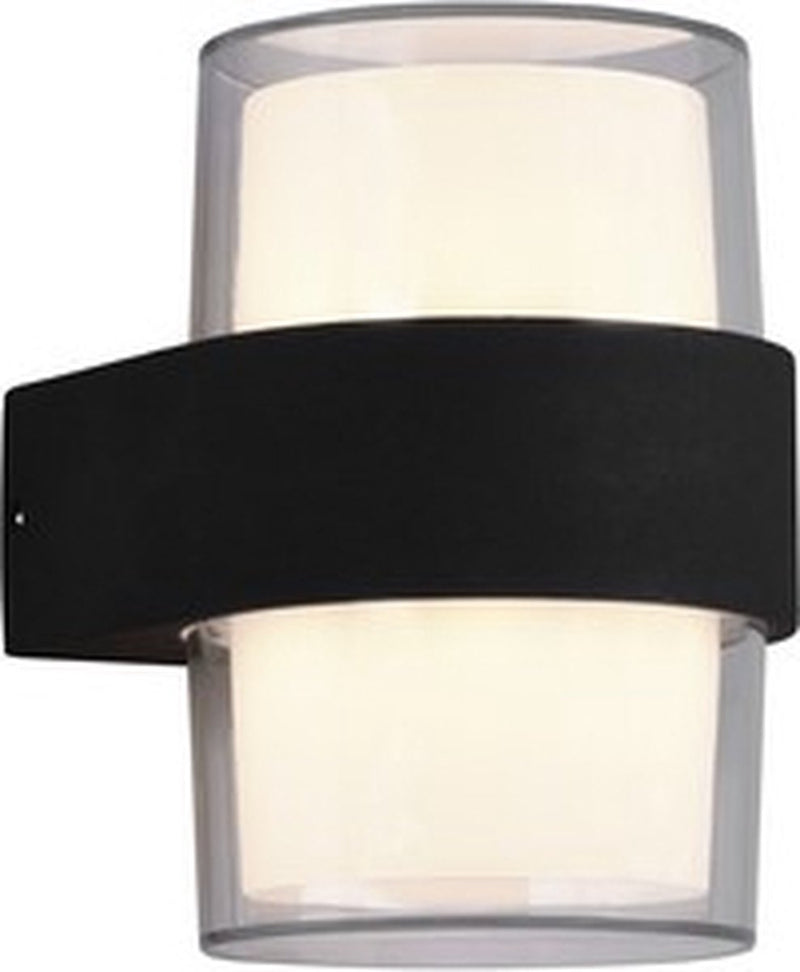 Rl vive tu luz realidad molina - lámpara de pared - antracita - incl. 2x smd 4,6 w - iluminación arriba y abajo - montaje en pared - iluminación exterior - ip54