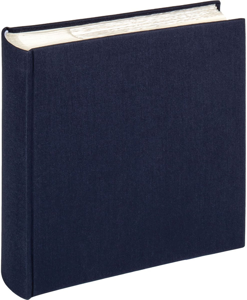 Walther me-510-u tela - álbum de notas - tamaño 23 x 22 cm - 200 fotos 10 x 15 cm - azul oscuro