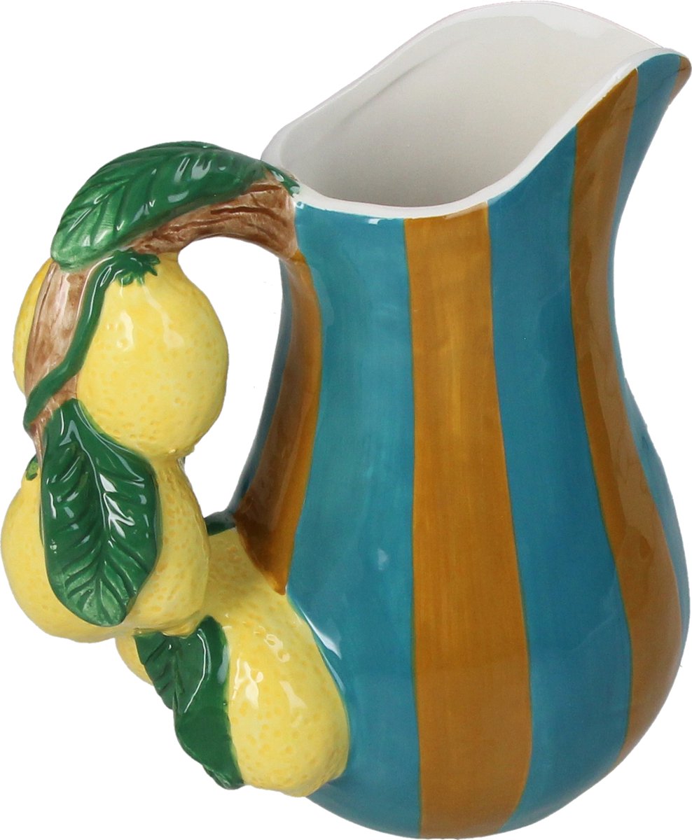 Vaso collezione hd limone dolomite multi 18.5x12.5x20.3cm