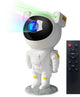 Partyfunlights - astronaut star projector - laser and northern lights - USB - with remote control