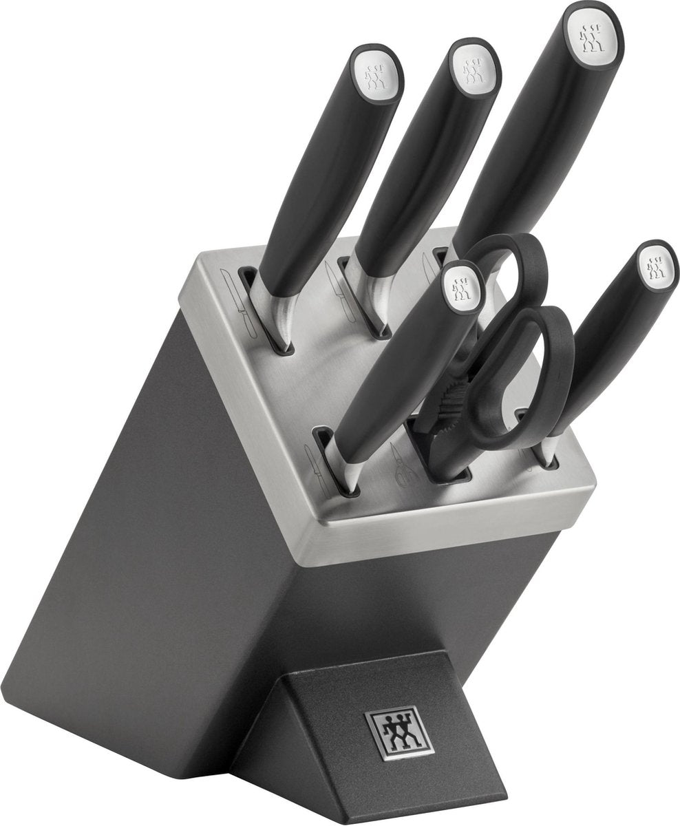 Bloque de cuchillos Zwilling All Star de 7 piezas - con función de afilado