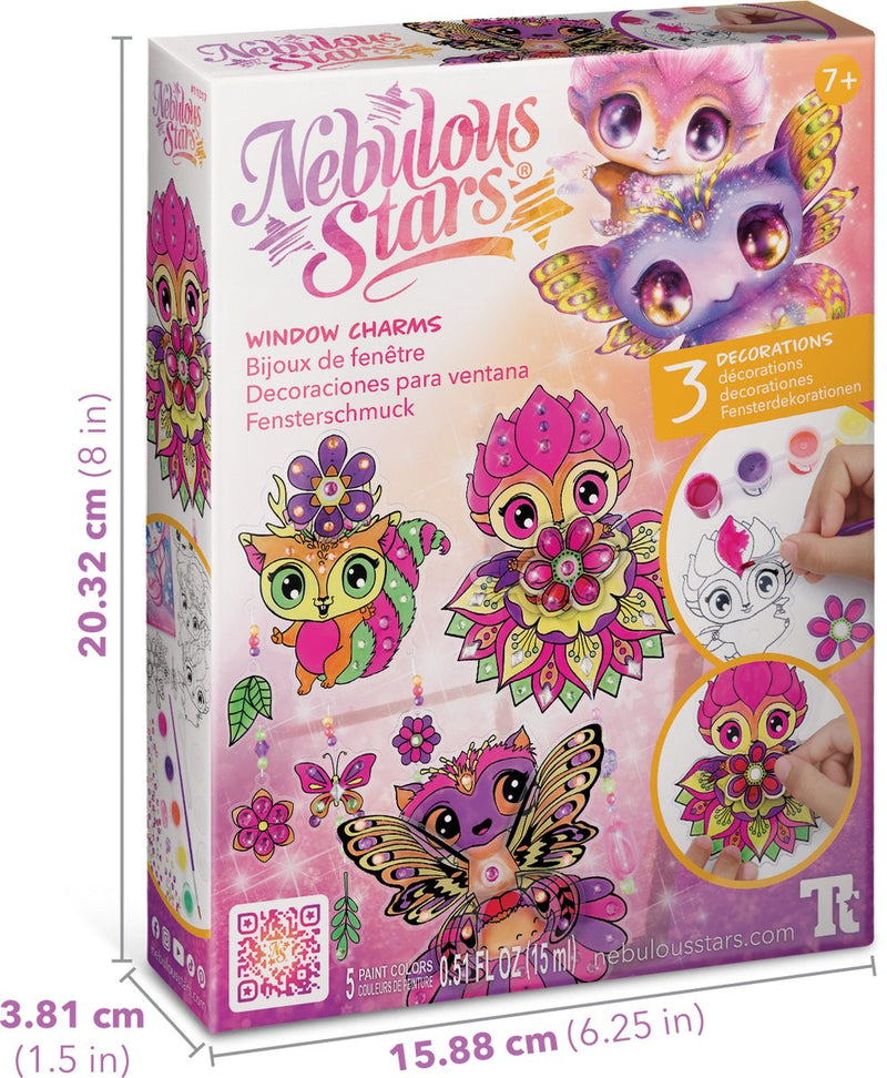 Estrellas nebulosas - encantos de ventanas - kit de artesanía - hacer joyas para ventanas