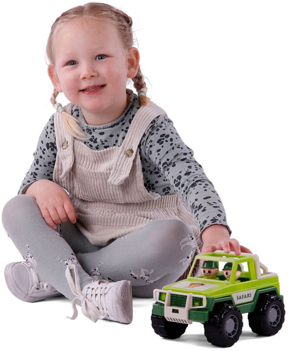 Cavallino Toys Cavallino Jeep Green con 2 figure di gioco