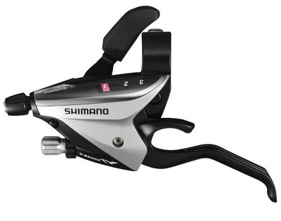 Shimano ST-EF65 VERSELLER con manico del freno a 3 velocità sinistra argento