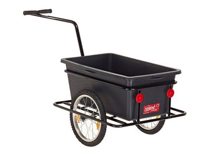 Roland Big Boy Bicycle Trailer - Acciaio in plastica - 90L - Nero