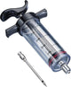 Siringa per marinata Westmark con ago rimovibile, lunghezza: 22,5 cm, con scala fino a 50 ml, plastica acciaio inossidabile, nero trasparente, 61422280