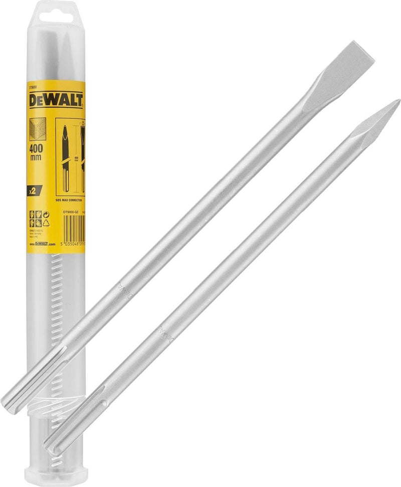 Accessori Dewalt dt9000-qz - Set scalpelli professionali sds-max 2 pezzi - dt9000-qz