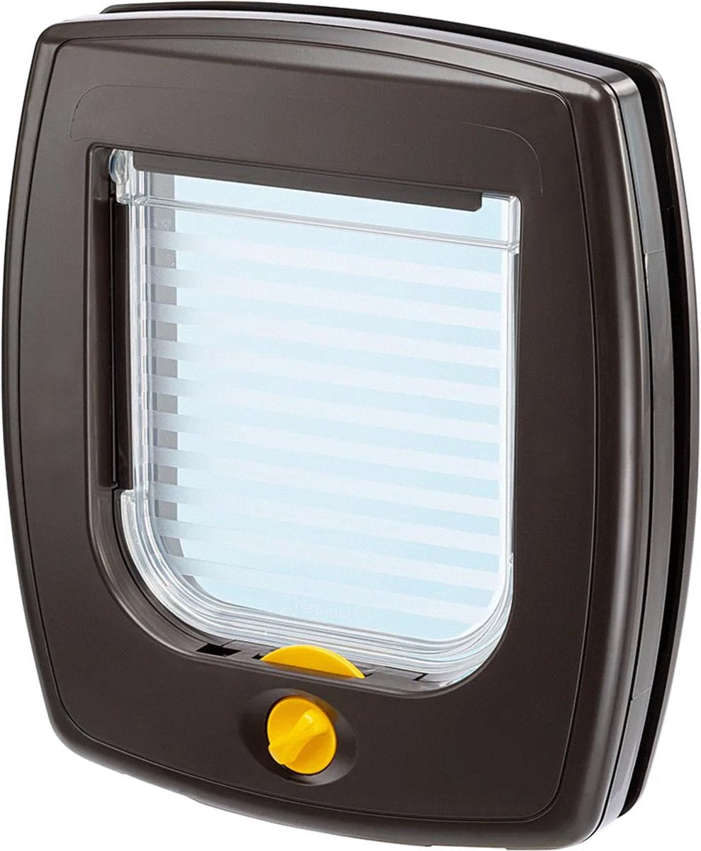 Ferplast swing poezendeur 3b bruin
